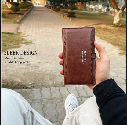 Premium Bifold Leather Wallet – RFID Blocking | Vintage Design with Multi Card Slots(Vairants)